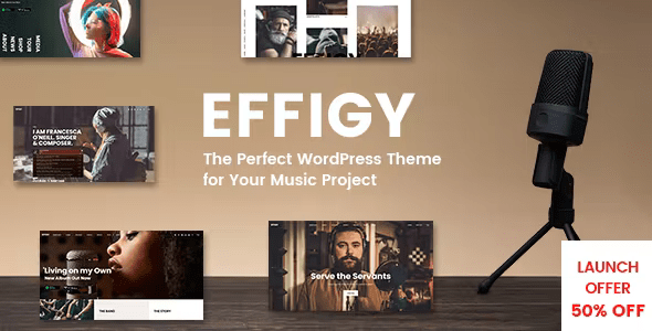 Effigy – A Clean and Professional Music WordPress Theme 1.0.5