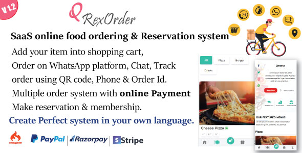 SaaS Online ordering / Restaurant management / Reservation system