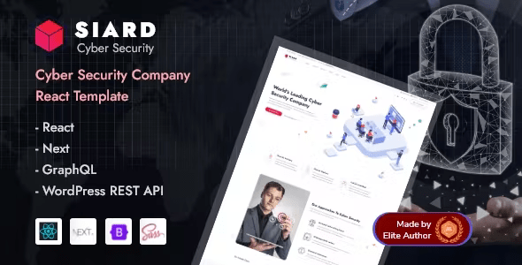 Siard – Cyber Security Company React Next.js Template