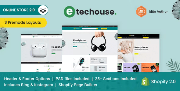 Techhouse – Electronics & Gadgets Shopify Theme