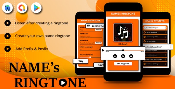 My Name Ringtone with Music – My Name Ringtone Maker – Call Name Ringtone – MyNameTone – Admob Ads