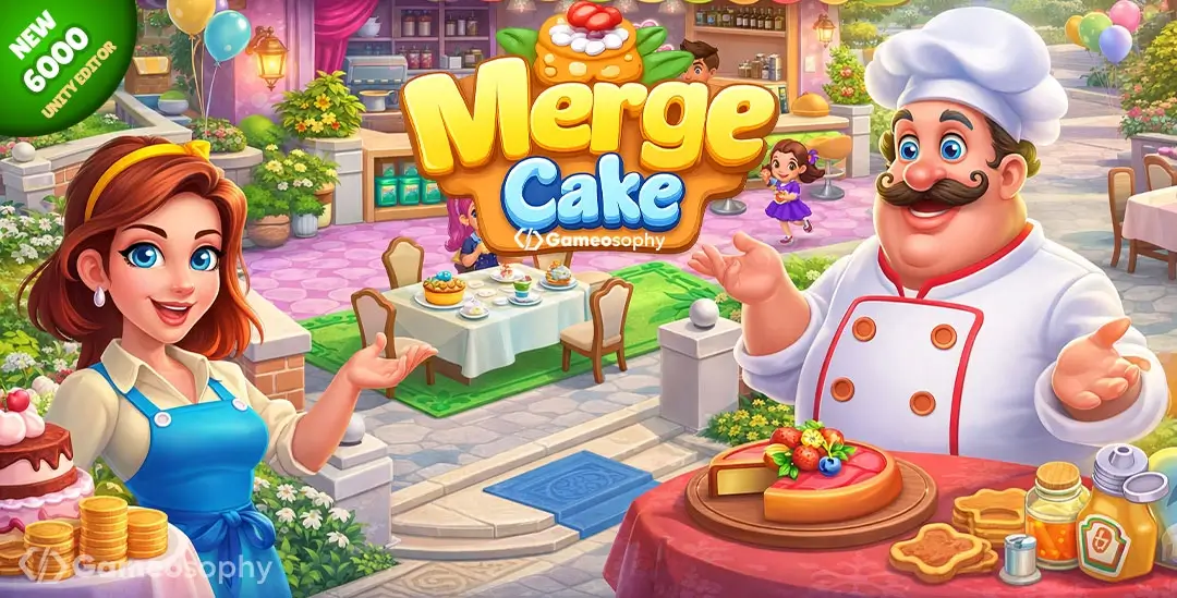 Merge Cake | Premium Unity Games Source Code