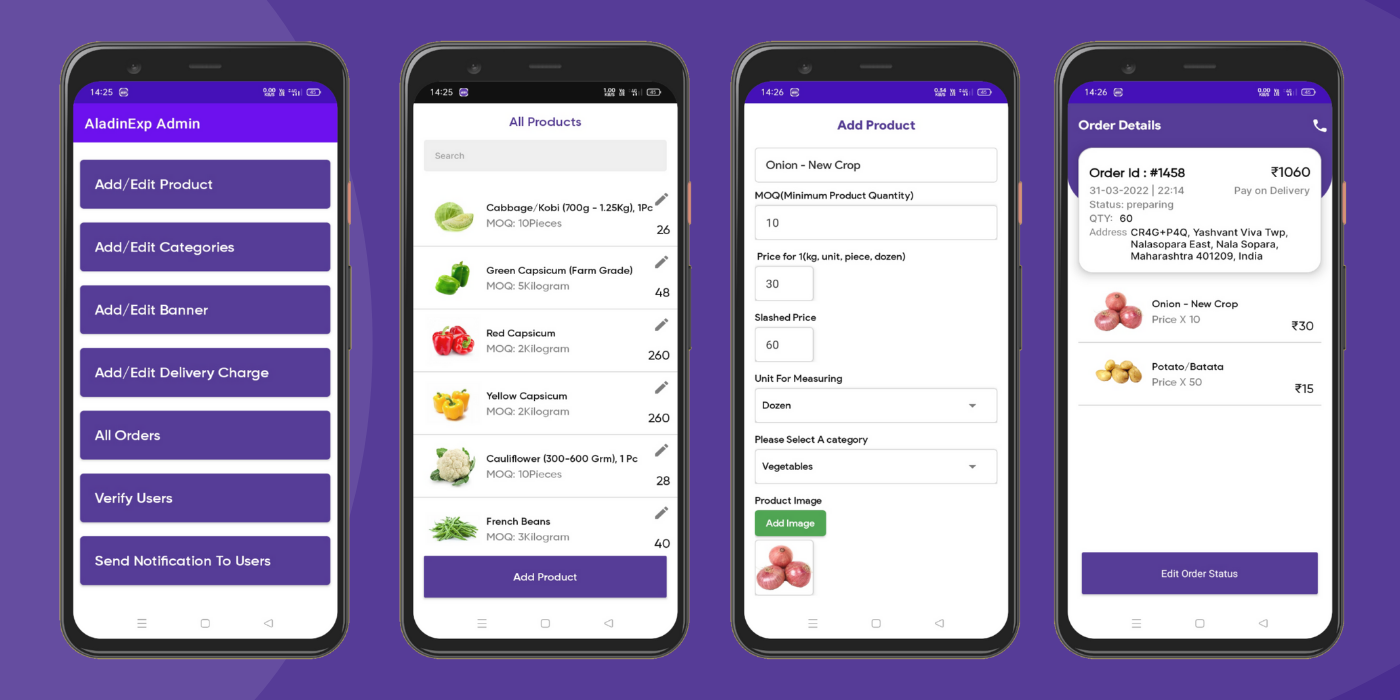 Buy Aladdin Express – Android B2B Ecommerse App + Admin Panel