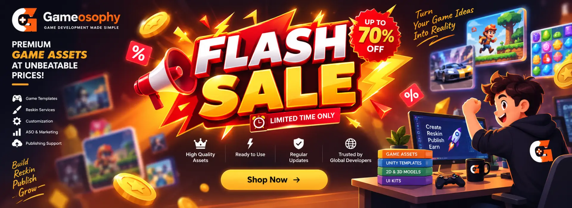 FLASH SALE: UP TO 70% OFF