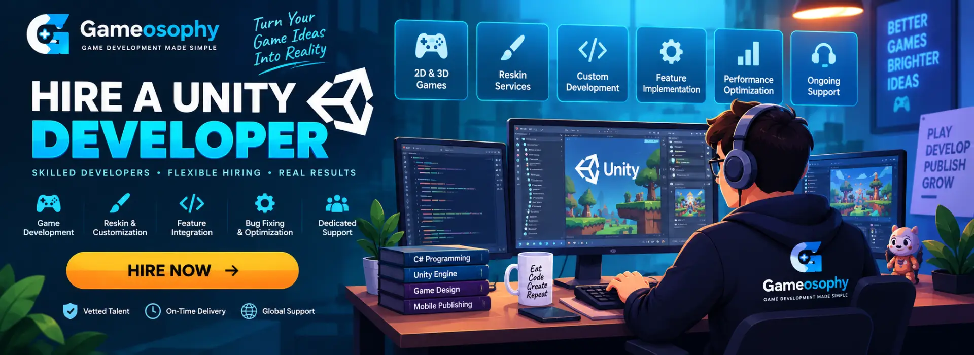 HIRE A UNITY DEVELOPER